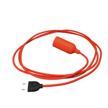 Silikonowa lampa Snake z włącznikiem i wtyczką Creative cables B-PSSSW-17-PSSARAEUNSW5RF15