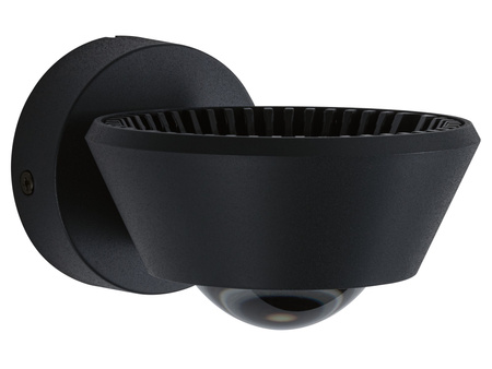 Oprawa ścienna SABIK LED DIM 13W 800lm/ 390lm 2700K  IP44 230V czarny / tworzywo sztuczne