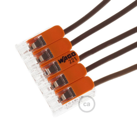 5 poles Transparent Universal Splicing Connectors Creative cables MOR415