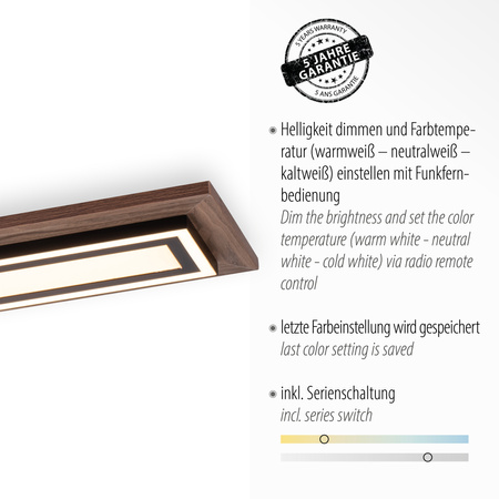 Lampa Sufitowa Drewno PALMA 003902-032203 Newgarden