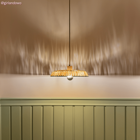 Abażur z rafii Moorea Creative cables BPAN02-NAT-PAN02-NAT