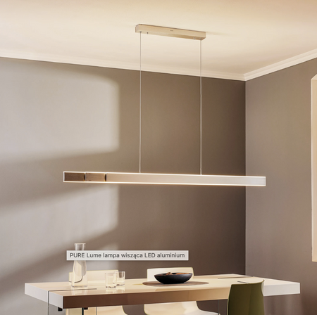 Lampa wiszaca PURE LED, Moto-rise Matowy Mosiądz PAUL NEUHAUS 2545-60