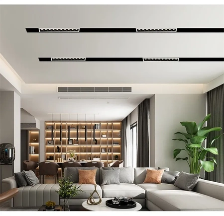 Oprawa liniowa LED do wbudowania ZANO MOVABLE ULDL303 DALI 17cm-10W Unilight