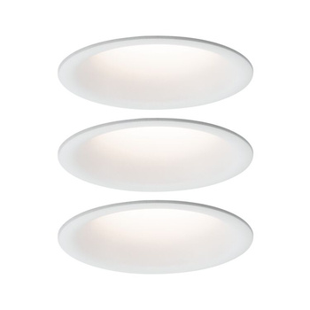 Oprawa do  wbudowania CYMBAL COIN LED DIM zestaw 3x6.7W 430lm 2700K IP44 230V biały matowy PAULMANN PL93415