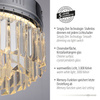 Lampa Sufitowa Chrom KRISTA 003902-032207 Newgarden