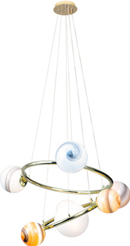 Maxlight Cosmos P0379 Lampa Wisząca Złota