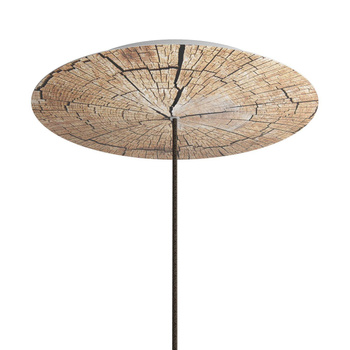 Duża okrągła podsufitka maskownica sufitowa XXL Rose-One, średnica 400 mm, 1 otwór i 4 otwory boczne - PROMOCJA Creative cables BKROR401F-PROMO-KROR401F304