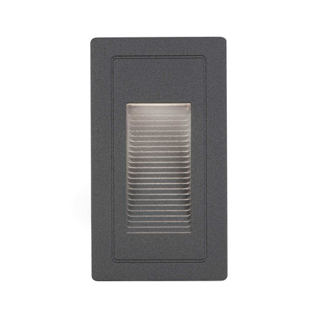 Oprawa elewacyjna HIGH 4W 3000K 500lm IP44 230V czarny / aluminium