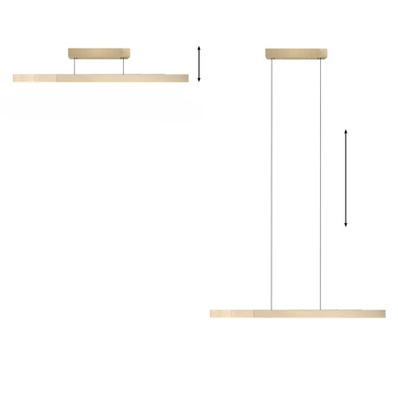Lampa Wisząca Mosiądz matowy PURE-MOTO-RISE 003902-026995 Newgarden