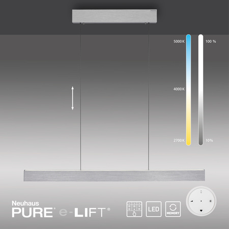 Lampa Wisząca Aluminium PURE E-MOTION 003902-031692 Newgarden
