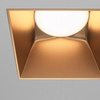Downlight Matte gold Share Maytoni DL051-01-GU10-SQ-WMG