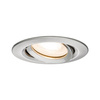 Oprawa do wbudowania NOVA PLUS LED DIM wychylna GU10 7W 460lm 93mm 2700K IP65 230V szczotkowane żelazo PAULMANN PL92899