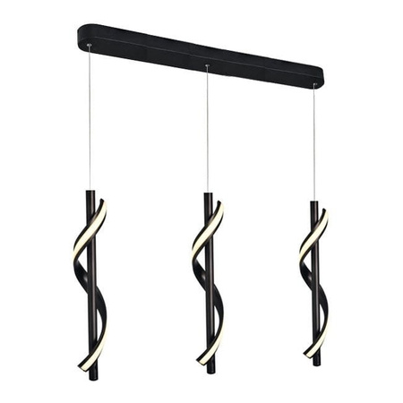 Nowoczesna lampa wisząca serii Black Snake LED 3*20W ULFN287 Unilight