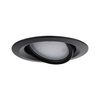 Oprawa do wbudowania NOVA LED PLUS DIM wychylna 6W 470lm 93mm 2700K IP65 230V  czarny matowy PAULMANN PL92459