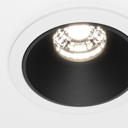 Downlight White and black Alfa LED Maytoni DL043-01-10W4K-RD-WB