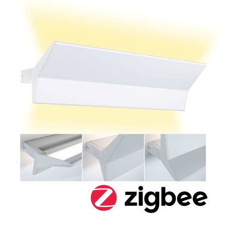 Oprawa ścienna STINE LED SH Zigbee 13W+4W 2700-6500K 1400lm DIM 230V biały matowy