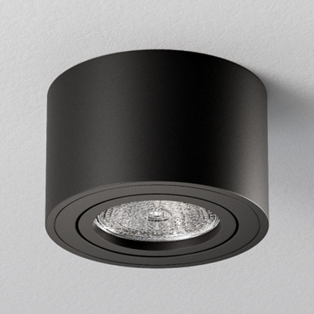 Natynkowy SLIM Downlight Kwadratowy CZARNY Spot 5cm LOC2 Unilight