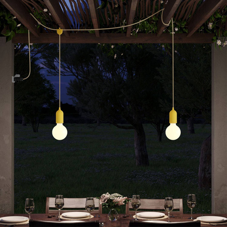 F-Snake EIVA przenośna lampa zewnętrzna IP65 z 2 źródłami światła Creative cables BPSE2MDR14-PSE2PAMUSN06