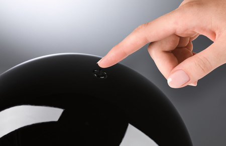 Lampka stołowa akumulatorowa ONZO LED 3-STEP DIM USB-C 2.6W 240lm 2700K IP44 czarny połysk / tworzywo sztuczne PAULMANN PL76994