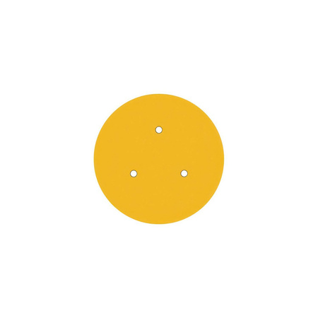 Duża okrągła podsufitka rozeta sufitowa Rose-One, średnica 200 mm, 2 otwory i 4 otwory boczne Creative cables BKROR203TF-KROVNR203TF113