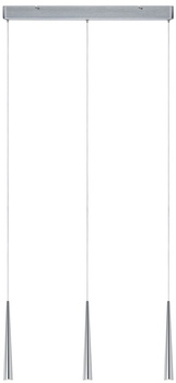 Lampa wisząca GUTTA LED DIM 3x7W 3x520lm 2700K 230V aluminium szczotkowane