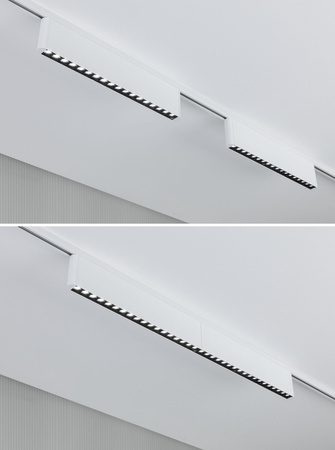 Oprawa na szynoprzewód URail ZELOS LED 3-STEP DIM 10W 1100lm IP20 4000K 230V biały RAL 9003 / aluminium PAULMANN PL95714