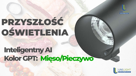 Reflektor Kolor GPT: Inteligentne Oświetlenie Mięso/Pieczywo ULTL290A UNILIGHT