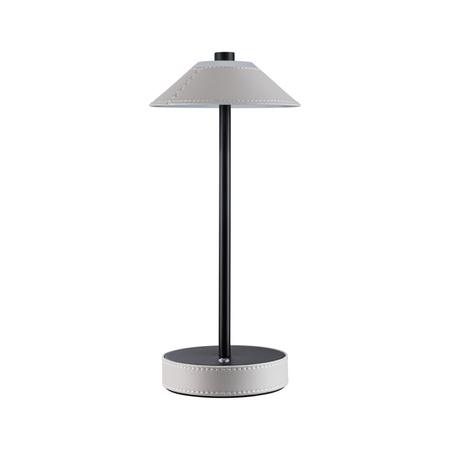 Lampka stołowa akumulatorowa PELLINI  LED DIM USB-C 2W 300lm 3000K-6500K IP20 beżowy / czarny matowy / metal PAULMANN PL71174