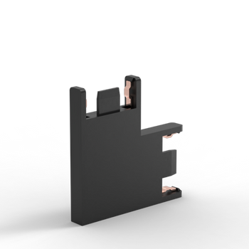 Łącznik kątowy L do szyny magnetycznej Czarny ULAC397