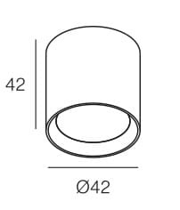 Roller BLACK Mini Downlight 42mm -Najmniejszy na Świecie ULDL311 Unilight