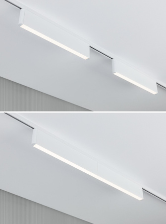 Oprawa na szynoprzewód URail CERIS LED 3-STEP DIM 9,5W 800lm IP20 3000K 230V biały RAL 9003 / aluminium PAULMANN PL95707