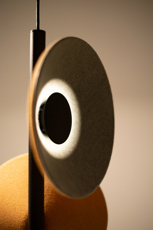 Maxlight p0564 lampa wiszaca puro earth yellow&grey