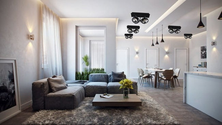 Oprawa sufitowa  ARNA 2xAR111 ULDL76 Unilight