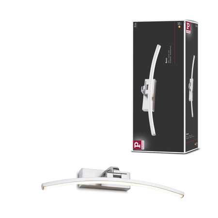 Oprawa ścienna BENTO LED 8.5W 480lm 400mm 3000K 230V nikiel szczotkowany PAULMANN PL95557