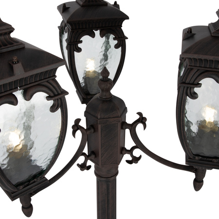 Lampa ogrodowa Bronze antique Fleur Maytoni O414FL-03BZ