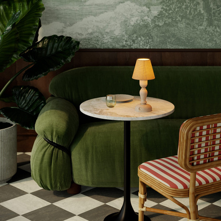 Akumulatorowa przenośna podstawa lampy do abażuru Cabless14 Creative cables BCABLESS14-CABLESS14-NATNAT