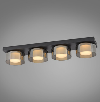 Lampa Sufitowa Czarny RIKA 003902-032206 Newgarden