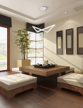 Origami P0363 lampa wisząca mała biała