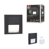 Oprawa przyschodowa TSARO LED kwadrat 1x1,W 80lm 2700K IP20 230V czarny matowy / tworzywo sztuczne PAULMANN PL80001