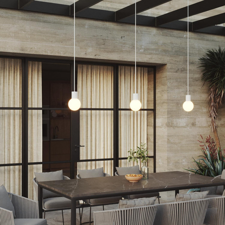 Duża kwadratowa podsufitka maskownica Rose-One, 200 mm, 4 otwory i 4 otwory boczne Creative cables BKROQ204F-KROQ204F114