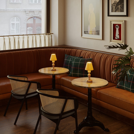 Akumulatorowa przenośna podstawa lampy do abażuru Cabless14 Creative cables BCABLESS14-CABLESS14-NATNAT