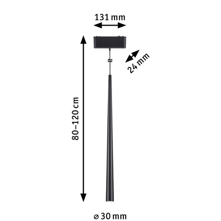 Veya Pendel Lyren TunW 1x5,2W sz PAULMANN PL95741