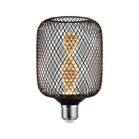 Źródło światła LED METALLIC GLOW ZYL czarny Helix E27 3,5W 110lm 1800K 230V