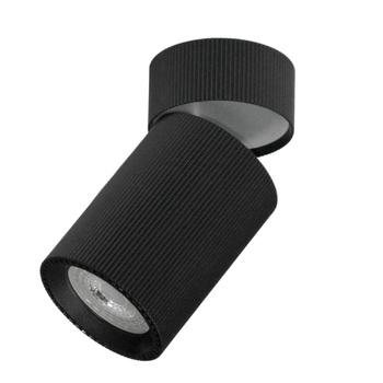Ryflowana MOVE  Spot GU10 –  BLACK ULDL325 Unilight
