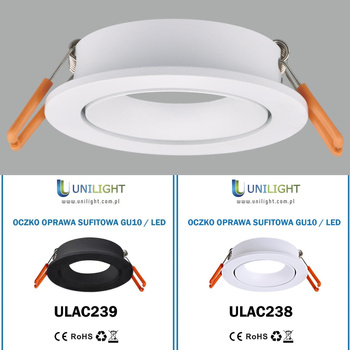 OPRAWA OCZKA GU10 DO NISKIE SUFIT ULAC239 Unilight