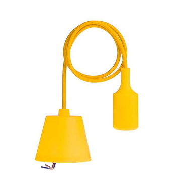 OPRAWA SILIKONOWA LAMPA WISZĄCA LOFT ŻÓŁTA E27 1M ULFN95 Unilight